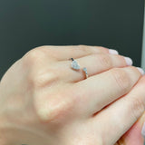 Anello Cuore Aperto Oro Bianco-Anelli-CRIVELLI- [SKU] -Gioielleria Granarelli