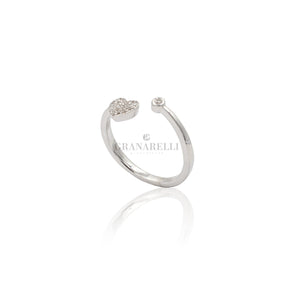 Anello Cuore pavé di diamanti in Oro Bianco-Anelli-CRIVELLI-13-Gioielleria Granarelli