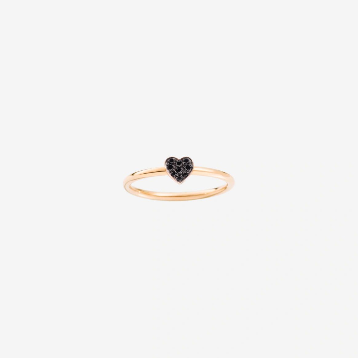 Anelli Anello DoDo Cuore Diamanti Black DODO