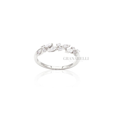 Anello Fantasia in Oro Bianco e diamanti-CRIVELLI-370-xr7881-Gioielleria Granarelli