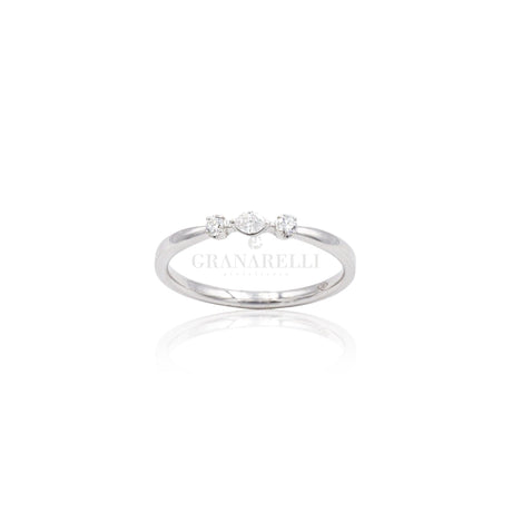 Anello Fantasia micro in Oro bianco e Diamanti-Anelli-CRIVELLI- [SKU] -Gioielleria Granarelli