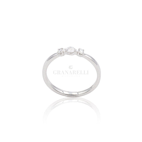 Anello Fantasia micro in Oro bianco e Diamanti-Anelli-CRIVELLI- [SKU] -Gioielleria Granarelli