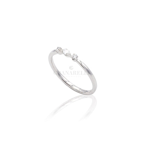 Anello Fantasia micro in Oro bianco e Diamanti-Anelli-CRIVELLI- [SKU] -Gioielleria Granarelli