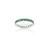 Anello Fedina Smeraldi 1.70kt in Oro Bianco-Anelli-CRIVELLI-13-Gioielleria Granarelli