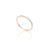 Anello Fedina Sottile Oro Rosa-Anelli-CRIVELLI- [SKU] -Gioielleria Granarelli