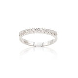 Anello Fedina con Diamanti 0.15kt in Oro Bianco-Anelli-GRANARELLI-13-Gioielleria Granarelli