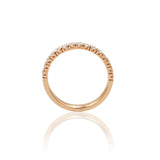 Anello Fedina con Diamanti 0.43kt in Oro Rosa-Anelli-GRANARELLI-13-Gioielleria Granarelli