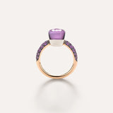 Anello Nudo Petit Ametista e Giada-Anelli-POMELLATO-52-Gioielleria Granarelli