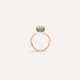 Anello Nudo Petit Oro Rosa e Prasiolite-Anelli-POMELLATO-50-Gioielleria Granarelli