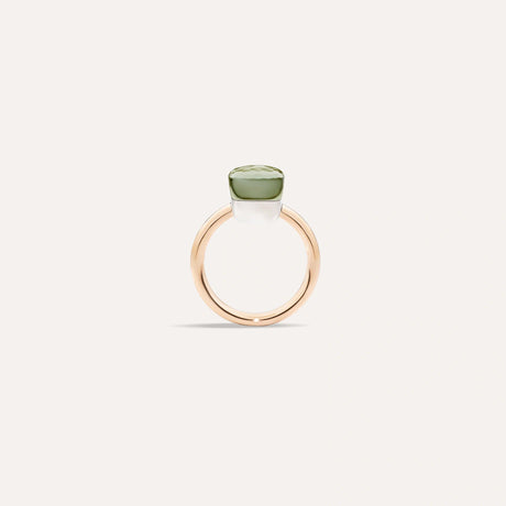 Anello Nudo Petit Oro Rosa e Prasiolite-Anelli-POMELLATO-50-Gioielleria Granarelli