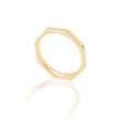 Anello Ottagonale In Oro Giallo Con Diamanti-Anelli-GioGio-13-Gioielleria Granarelli
