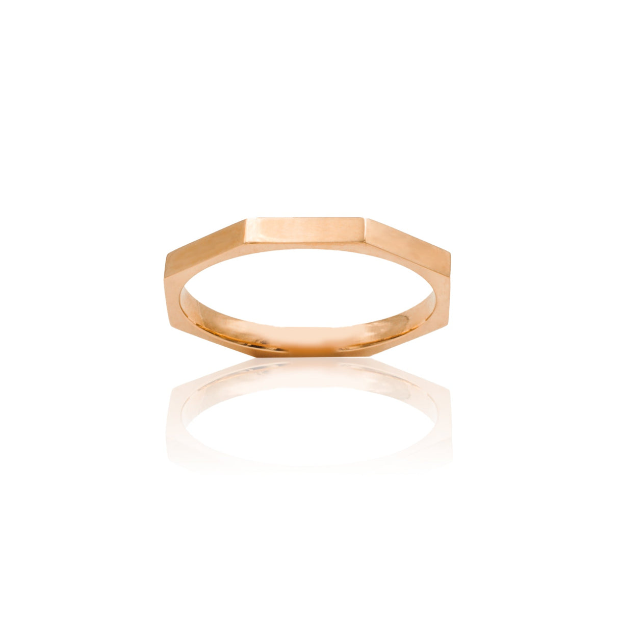 Anello Ottogonale In Oro Rosa-Anelli-GRANARELLI-12-Gioielleria Granarelli