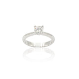 Anello Solitario quattro punte 0.70kt in platino-Anelli-GRANARELLI-Gioielleria Granarelli