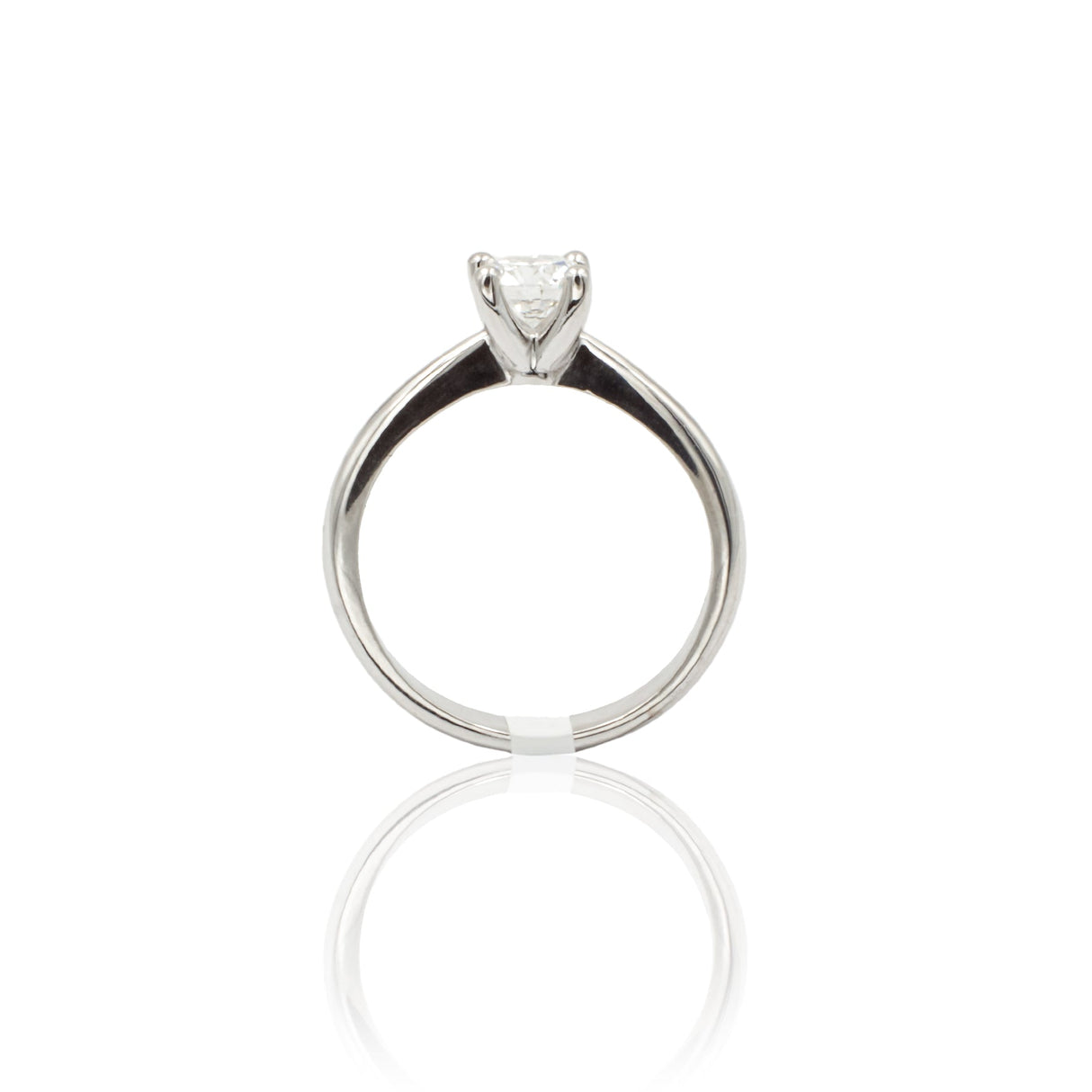 Anello Solitario quattro punte 0.70kt in platino-Anelli-GRANARELLI-Gioielleria Granarelli