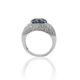 Anello Topazio London in Oro Bianco e Diamanti-Anelli-GRANARELLI-13-Gioielleria Granarelli