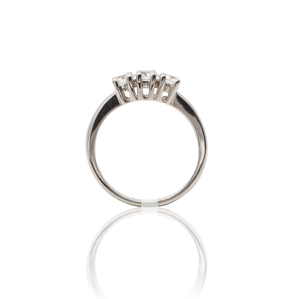 Anello Trilogy 0.70kt in Oro Bianco-Anelli-GRANARELLI-13-Gioielleria Granarelli