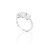 Anello Trilogy Illusione Diamanti Bianchi In Oro Bianco-Anelli-GRANARELLI-13-Gioielleria Granarelli