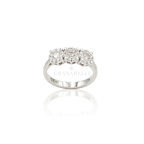 Anello Trilogy Illusione Diamanti Bianchi Oro Bianco-Anelli-CRIVELLI-14-Gioielleria Granarelli