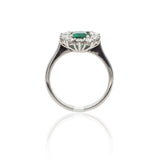 Anello in Oro Bianco con Smeraldo 1.27kt e Diamanti-Anelli-GRANARELLI-14-Gioielleria Granarelli
