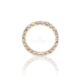 Anello in Oro Rosa con Brillanti Multicolor-Anelli-CRIVELLI- [SKU] -Gioielleria Granarelli