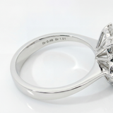 Anello Fiore in Oro Bianco 18kt con Diamanti Naturali 2,29ct