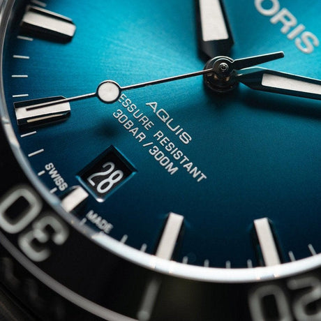 Aquis Date Azzurro 39,5 mm-Orologi-ORIS- [SKU] -Gioielleria Granarelli