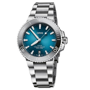 Aquis Date Azzurro 39,5 mm-Orologi-ORIS- [SKU] -Gioielleria Granarelli