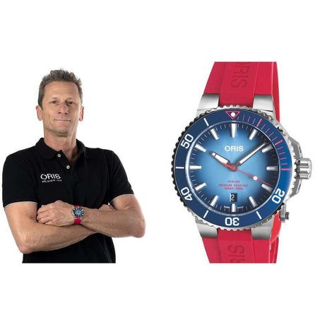 Aquis Limited Umberto Pellizzari Ocean Pulito-Orologi-ORIS- [SKU] -Gioielleria Granarelli