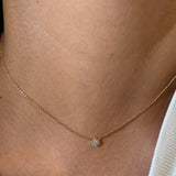 Girocollo mini fiore in oro rosa