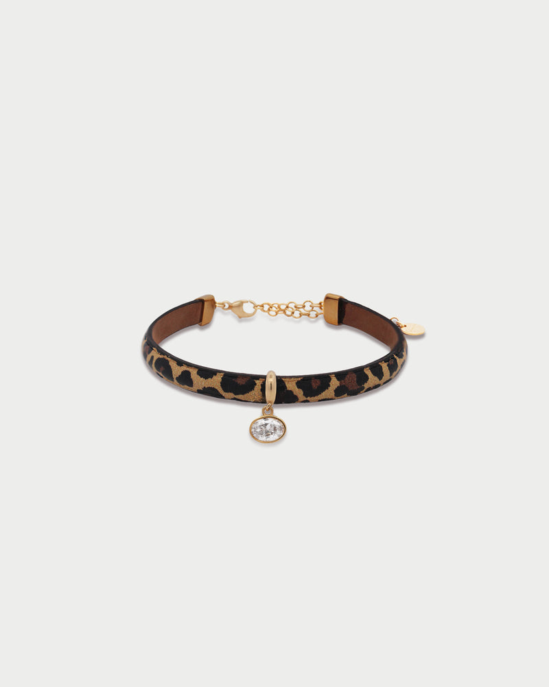 Bracciale Leopardato Oval Cut