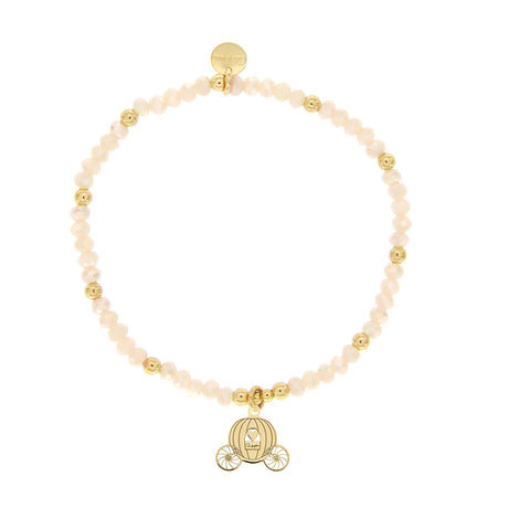 BRACCIALE ELASTICO MICRO PIETRE E CIONDOLO CARROZZA-Bracciali-RUE DES MILLE-Gioielleria Granarelli