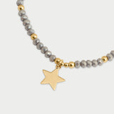 Bracciale elastico micro pietre e ciondolo stella-Bracciali-RUE DES MILLE-Gioielleria Granarelli