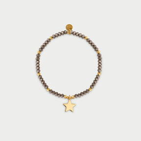 Bracciale elastico micro pietre e ciondolo stella-Bracciali-RUE DES MILLE-Gioielleria Granarelli