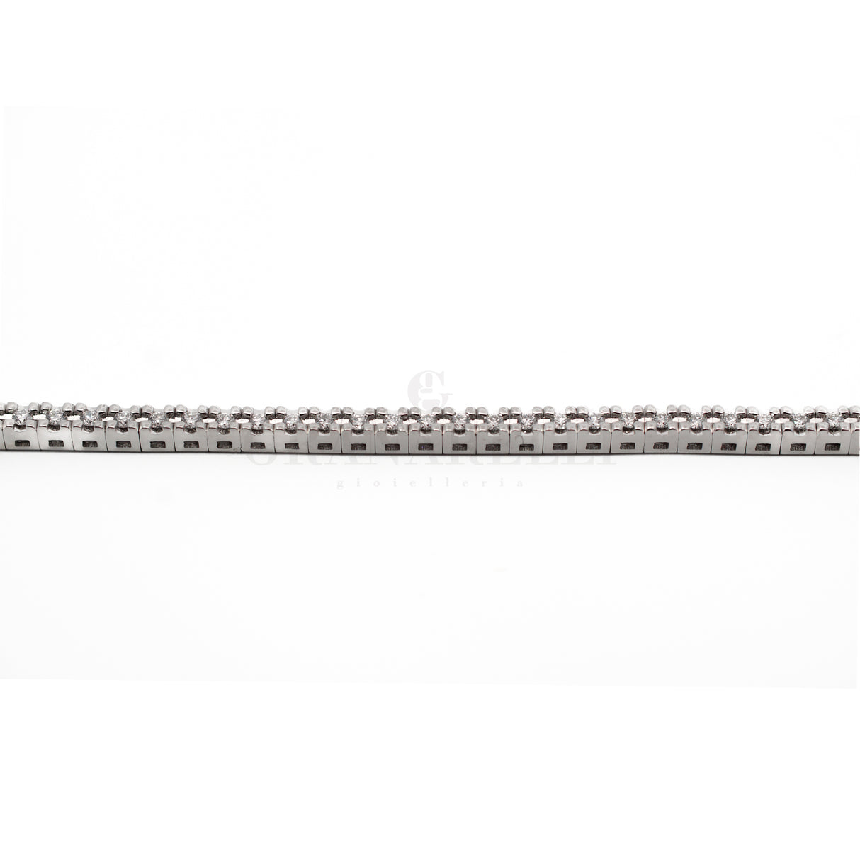 Bracciale Tennis Oro Bianco Diamanti 0.72kt-Bracciali-GRANARELLI-Gioielleria Granarelli