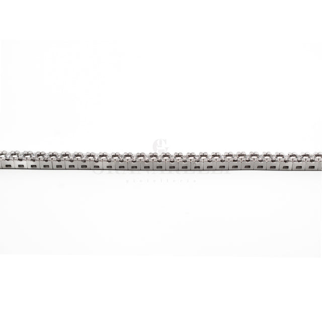 Bracciale Tennis Oro Bianco Diamanti 0.72kt-Bracciali-GRANARELLI-Gioielleria Granarelli
