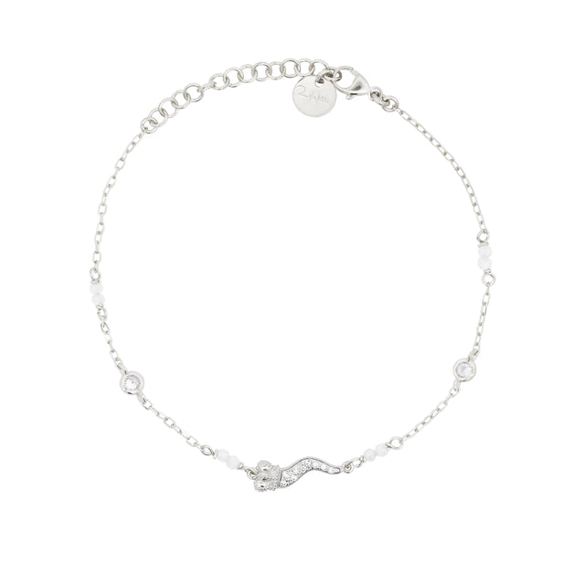 Bracciale Catena Castoni Cornetto Small Pavè Stardust Ten-Bracciali-RUE DES MILLE-Gioielleria Granarelli