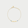 Bracciale 3 dischi e punto luce bianco-Bracciali-RUE DES MILLE-Gioielleria Granarelli