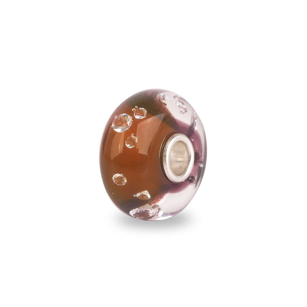 Bead Diamante al Cacao-Beads-TROLLBEADS- [SKU] -Gioielleria Granarelli