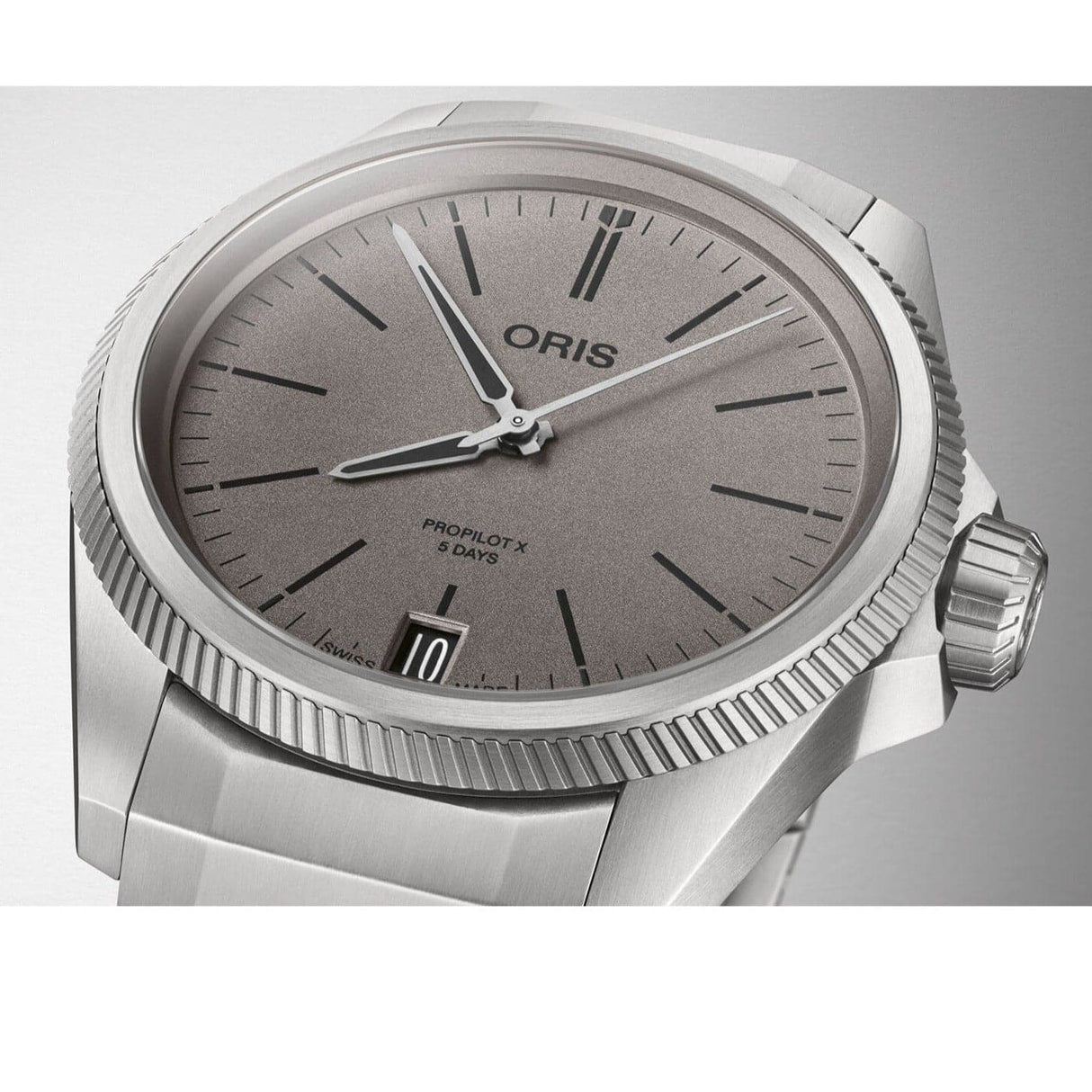Big Crown Propilot Cal400 Grey-Orologi-ORIS- [SKU] -Gioielleria Granarelli
