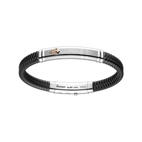 Bracciale Ancora argento e oro rosa-Bracciali-ZANCAN- [SKU] -Gioielleria Granarelli