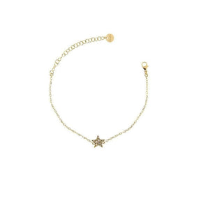Bracciale Catena Stella e Zirconi-Bracciali-RUE DES MILLE- [SKU] -Gioielleria Granarelli