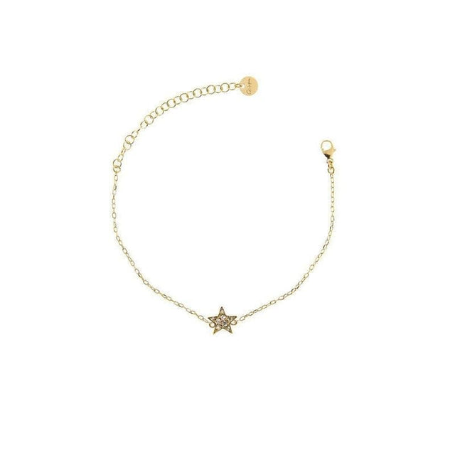 Bracciale Catena Stella e Zirconi-Bracciali-RUE DES MILLE- [SKU] -Gioielleria Granarelli