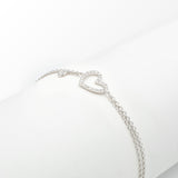 Bracciale Cuore con Diamanti-Bracciali-CRIVELLI-Gioielleria Granarelli