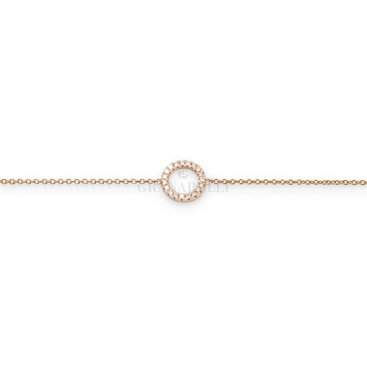 Bracciale Diamanti Cerchio in Oro Rosa-Bracciali-CRIVELLI-Gioielleria Granarelli