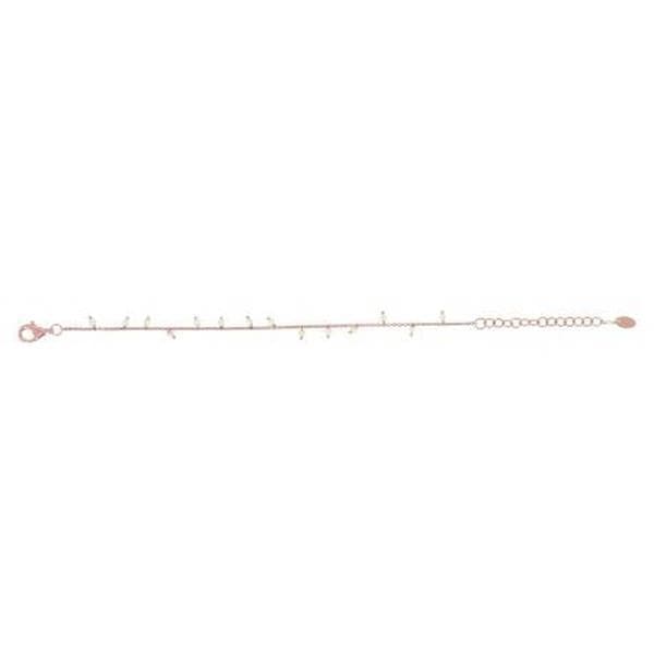Bracciale Dna Argento Rosato e perline-Bracciali-PESAVENTO- [SKU] -Gioielleria Granarelli
