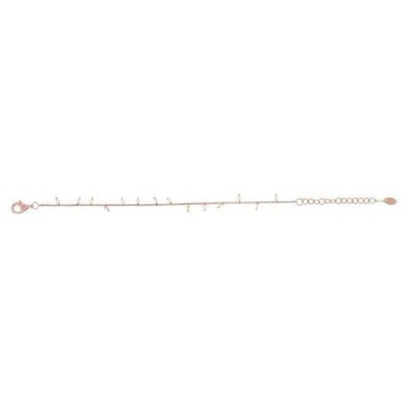 Bracciale Dna Argento Rosato e perline-Bracciali-PESAVENTO- [SKU] -Gioielleria Granarelli