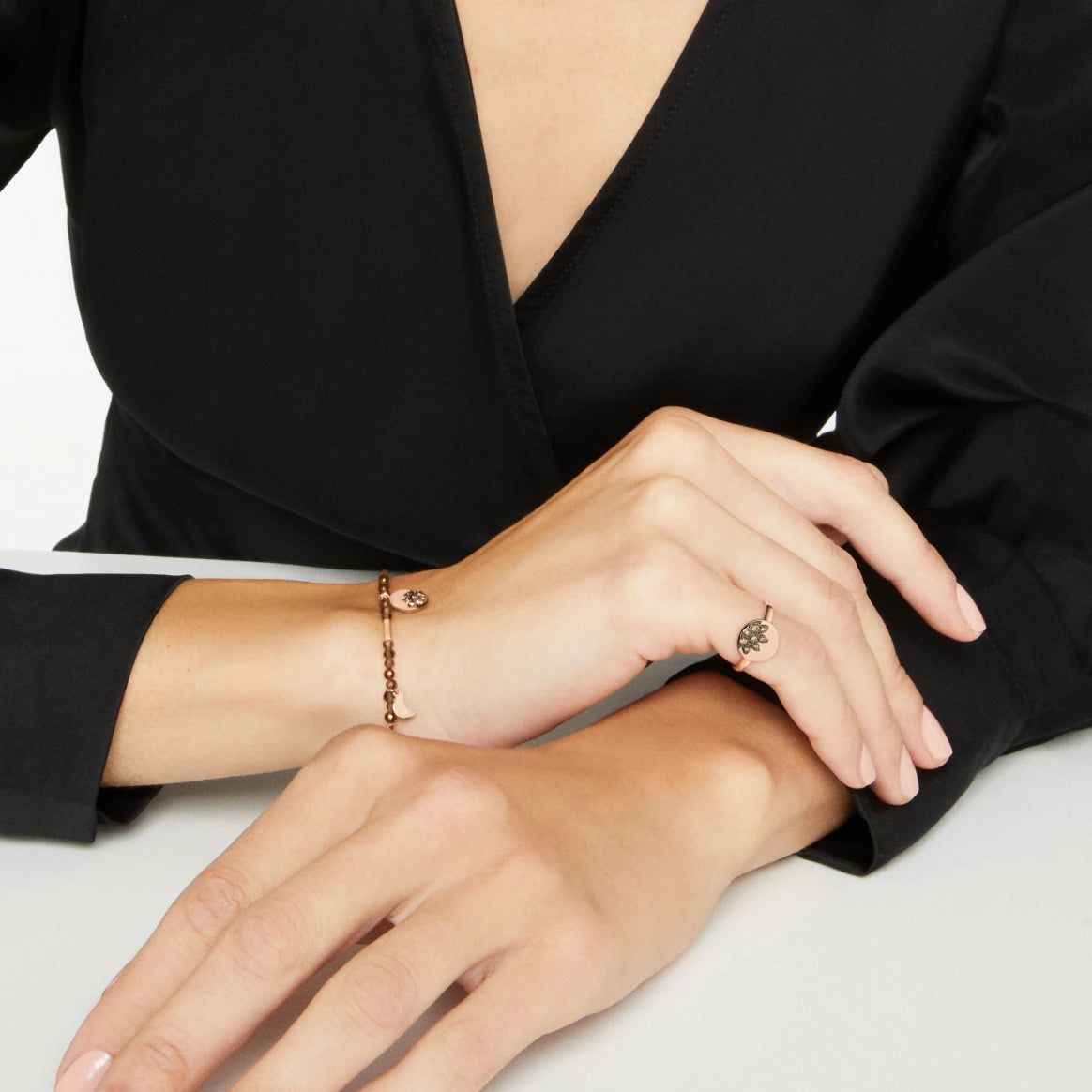 DoDo ドードー 9K ローズゴールド ダイヤモンド リング 指輪 【楽天