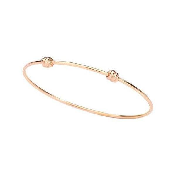Bracelet Dodo knot rigid gold bangle – Gioielleria Granarelli