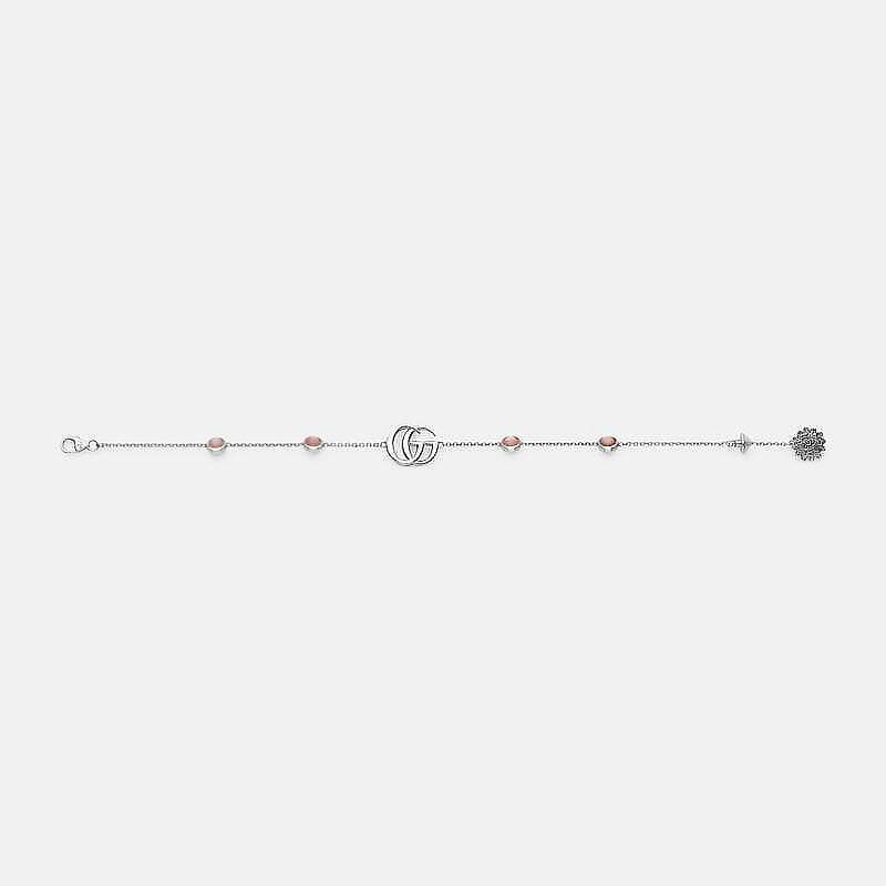 Bracciale Doppia G con fiore-Bracciali-GUCCI- [SKU] -Gioielleria Granarelli