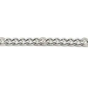 Bracciale Groumette Oro Bianco e Diamanti-Bracciali-GRANARELLI-Gioielleria Granarelli